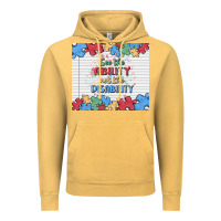Vintage Mustard see the ability not the disability Vintage Hoodie - MaliasSmallBusiness