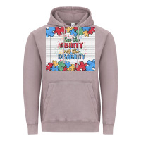 Vintage Zinc see the ability not the disability Vintage Hoodie - MaliasSmallBusiness