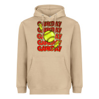 Mushroom Game day softball lightning bolt Heavyweight Hoodie - HowdyJamesFarm