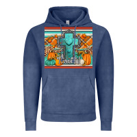 Vintage Denim fall thankfull cross Vintage Hoodie - Jasminsmagicworld