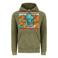 Vintage Olive fall thankfull cross Vintage Hoodie - Jasminsmagicworld
