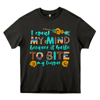 Asphalt i speak my mind because it hurts to bite my tongue Heavy Core Tee - AdoDesignShop