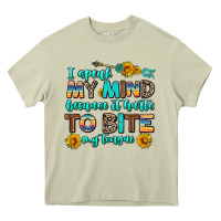 Mossy i speak my mind because it hurts to bite my tongue Heavy Core Tee - AdoDesignShop