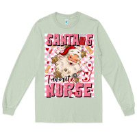 Matcha santas favorite nurse Long Sleeve Tee - MaliasSmallBusiness