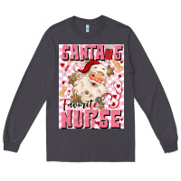 Smoke santas favorite nurse Long Sleeve Tee - MaliasSmallBusiness