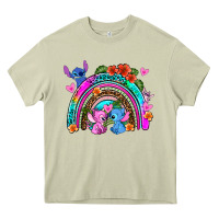 Mossy stitch and lilo rainbow Heavy Core Tee - AdoDesignShop
