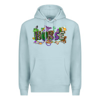 Blue Mist nurse mardi gras Premium Hoodie - CowGirlArtShop