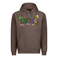 Coffee nurse mardi gras Premium Hoodie - CowGirlArtShop