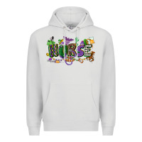 Dove Grey nurse mardi gras Premium Hoodie - CowGirlArtShop