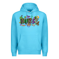 Ocean Blue nurse mardi gras Premium Hoodie - CowGirlArtShop