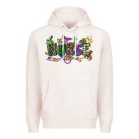 Pale Pink nurse mardi gras Premium Hoodie - CowGirlArtShop