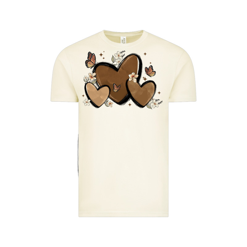 Melanin Hearts Vintage Tee by MaliasSmallBusiness | Teevron