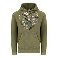 Vintage Olive nurse Vintage Hoodie - MaliasSmallBusiness