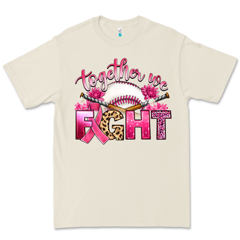 Breast Cancer Together We Fight With Baseball Premium Tee by Artiststas | Teevron