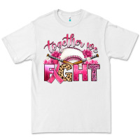 White breast cancer together we fight with baseball Premium Tee - Artiststas