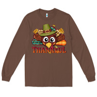 Chestnut western thankful thanksgiving turkey Long Sleeve Tee - NancyCooperArtShop