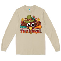 Mushroom western thankful thanksgiving turkey Long Sleeve Tee - NancyCooperArtShop