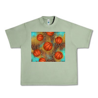 Oil Green western basketball Urban Heavy Tee - AdoDesignShop