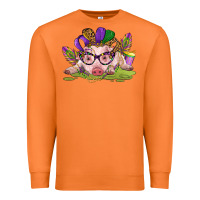 Carrot mardi gras pig Premium Sweatshirt - CowGirlArtShop