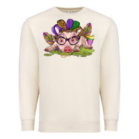 Sandshell mardi gras pig Premium Sweatshirt - CowGirlArtShop