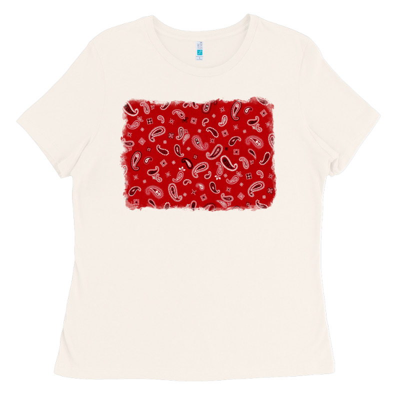 Bandana Background Ladies Tee by AdoDesignShop | Teevron