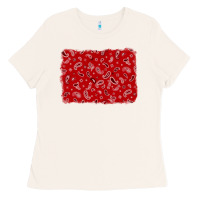 Bone bandana background Ladies Tee - AdoDesignShop