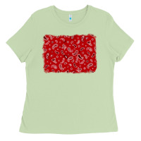 Matcha bandana background Ladies Tee - AdoDesignShop