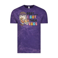 Cloud Purple psst i got them eggs Vintage Tee - MaliasSmallBusiness