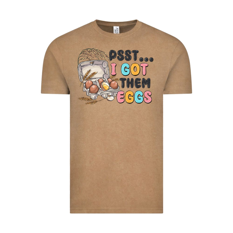 Psst I Got Them Eggs Vintage Tee by MaliasSmallBusiness | Teevron