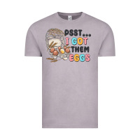 Vintage Zinc psst i got them eggs Vintage Tee - MaliasSmallBusiness