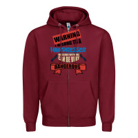 Burgundy I belong to a HAIRDRESSER warning job funny partner Zipper Hoodie - Bettercallsaul