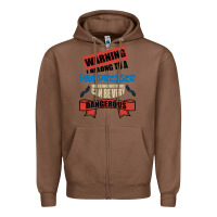 Chestnut I belong to a HAIRDRESSER warning job funny partner Zipper Hoodie - Bettercallsaul