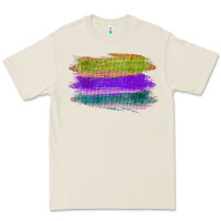 Bone Green Purple Cyan Colored Triple Brush Strokes Premium Tee - Bettercallsaul