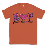 Copper peace love dance Classic Tee - MaliasSmallBusiness
