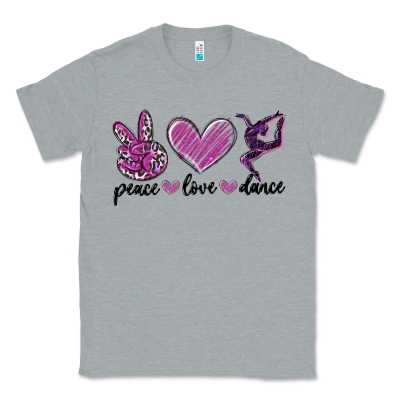 Peace Love Dance Classic Tee by MaliasSmallBusiness | Teevron