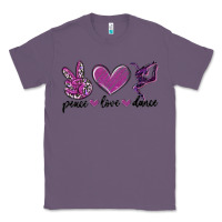 Lavender peace love dance Classic Tee - MaliasSmallBusiness