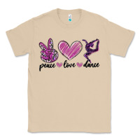 Mushroom peace love dance Classic Tee - MaliasSmallBusiness