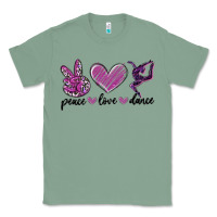 Sage peace love dance Classic Tee - MaliasSmallBusiness