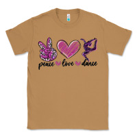 Toasted Coconut peace love dance Classic Tee - MaliasSmallBusiness