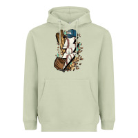 Matcha Lightning bolt Baseball Heavyweight Hoodie - HowdyJamesFarm