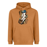 Meerkat Lightning bolt Baseball Heavyweight Hoodie - HowdyJamesFarm