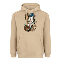 Mushroom Lightning bolt Baseball Heavyweight Hoodie - HowdyJamesFarm