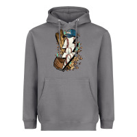 Storm Lightning bolt Baseball Heavyweight Hoodie - HowdyJamesFarm