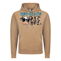Vintage Coffee holy cow i'm one Vintage Hoodie - MaliasSmallBusiness