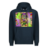 Navy teacher mardi gras Premium Hoodie - CowGirlArtShop