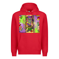 Red teacher mardi gras Premium Hoodie - CowGirlArtShop