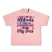 Salmon once i get an attitude Urban Heavy Tee - MaliasSmallBusiness