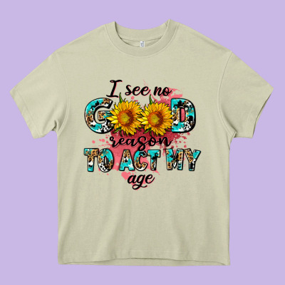 I See No Season To Act My Age Heavy Core Tee Designed By Adodesignshop