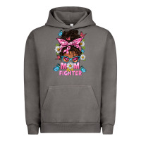 Pigment Tornado Mom Is A Fighter And Afro Messy Bun Mom Urban Hoodie - BundleAndBundleShop
