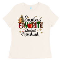 Bone santa's favorite student assistant Ladies Tee - AdoDesignShop